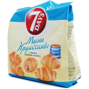 Круасаны Севен Дейс Сгущенка 10/300 г.