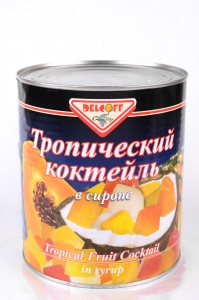 Тропический коктейль "Делькофф" (3100 мл/3,060 кг) кор. 6 шт.