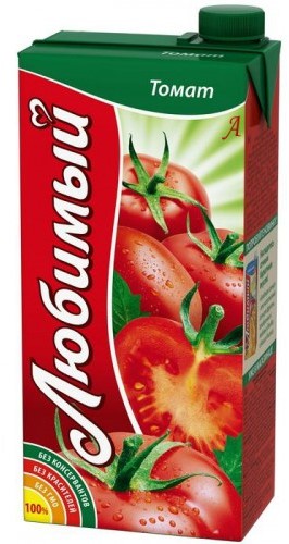 Сок Любимый сад Томат 12/1л
