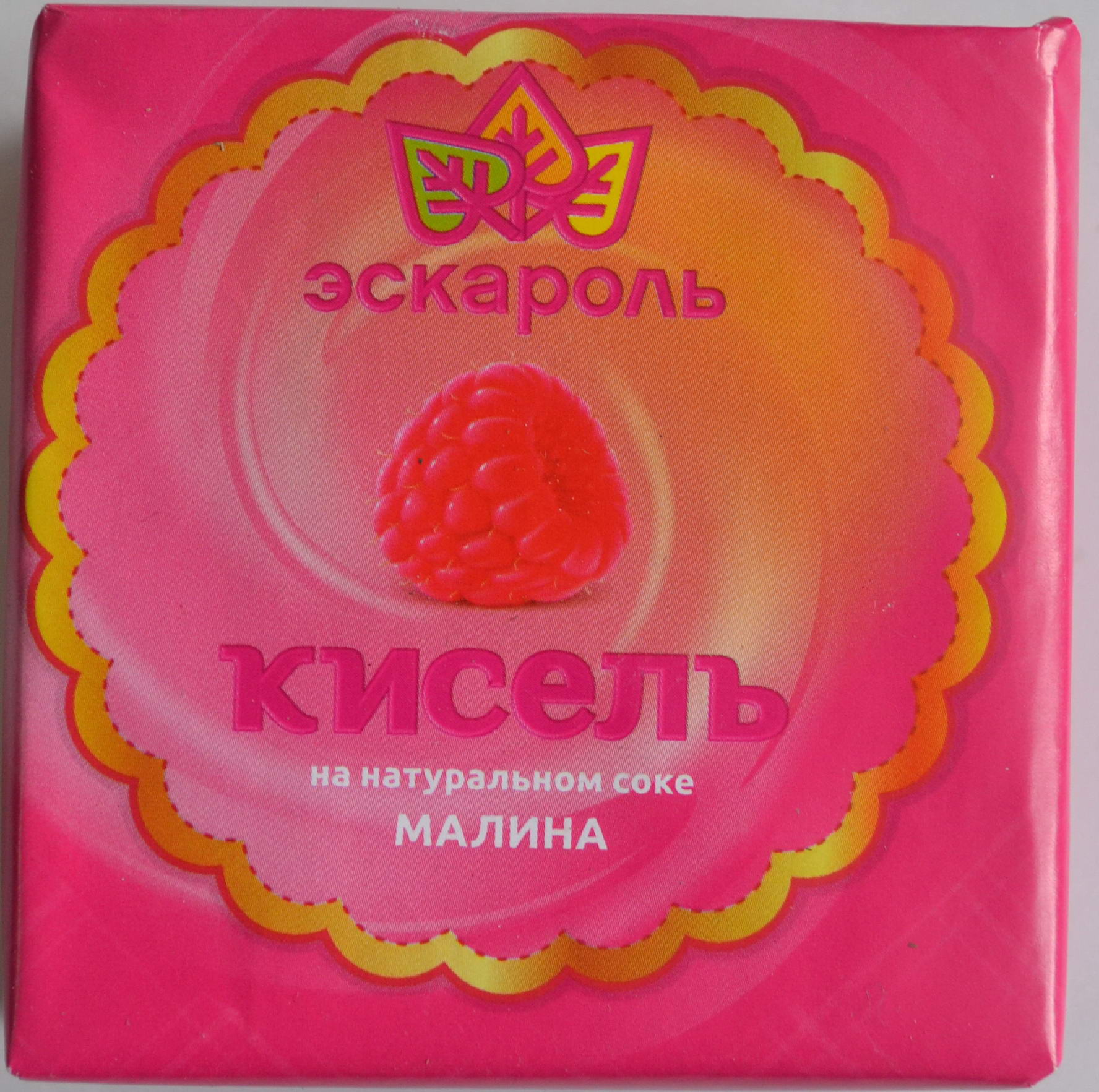 Кисель ЭСКАРОЛЬ "Малина" брикет 220 гр.*30 шт.